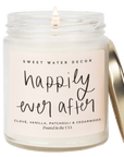 Happily Ever After Soy Candle - Clear Jar - 9 oz (Palo Santo Patchouli)