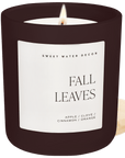 Fall Leaves Soy Candle - Brown Matte Jar - 15 oz