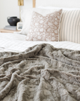 PATTERNED FAUX FUR THROW BLANKETS