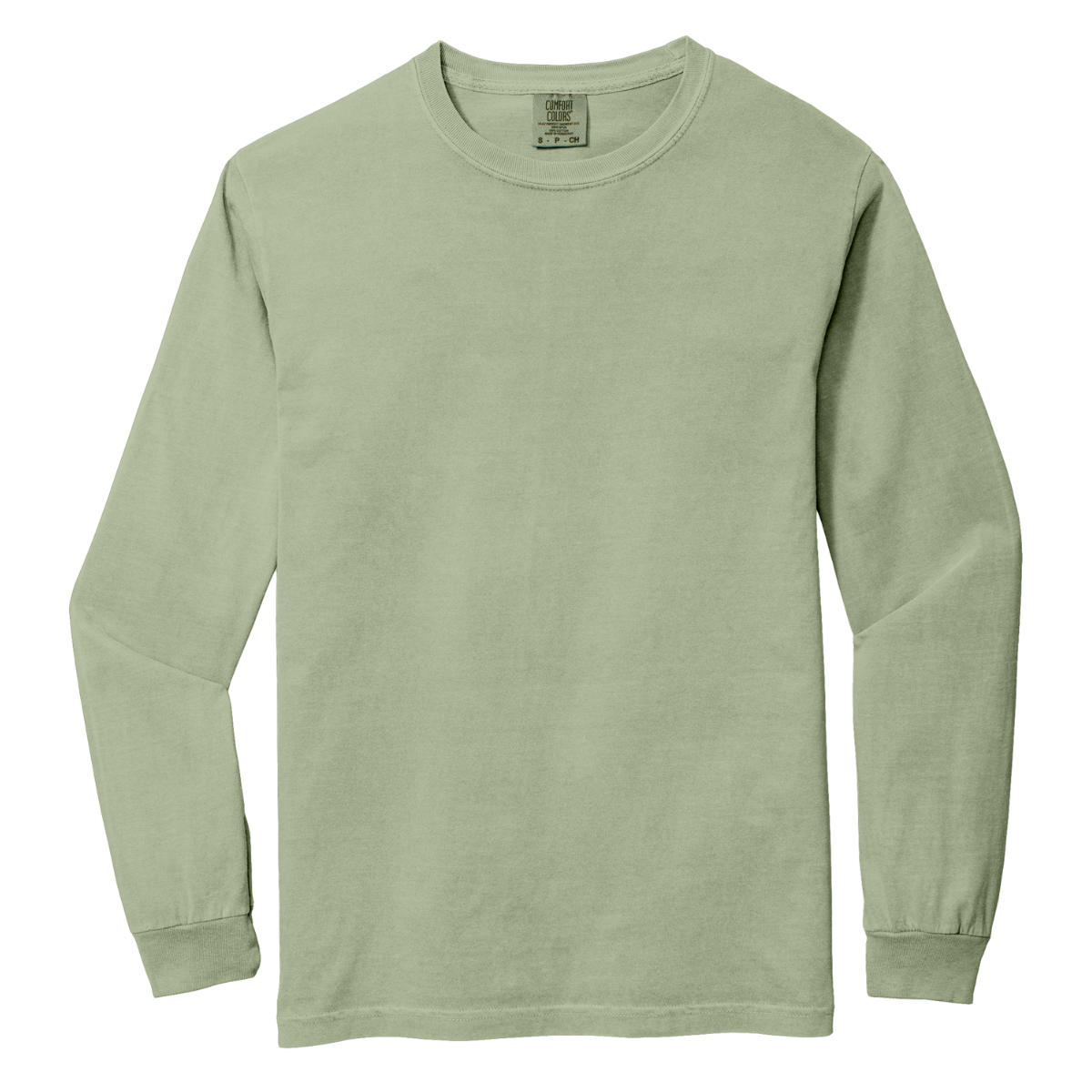 C6014 Comfort Colors Heavyweight Long-Sleeve T-Shirt – Garment-Dyed Custom Print Tee