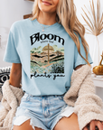 Bloom Where God Plants You – Women’s Christian T-Shirt