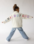 Child of God Cream Kids Fleece Pullover
