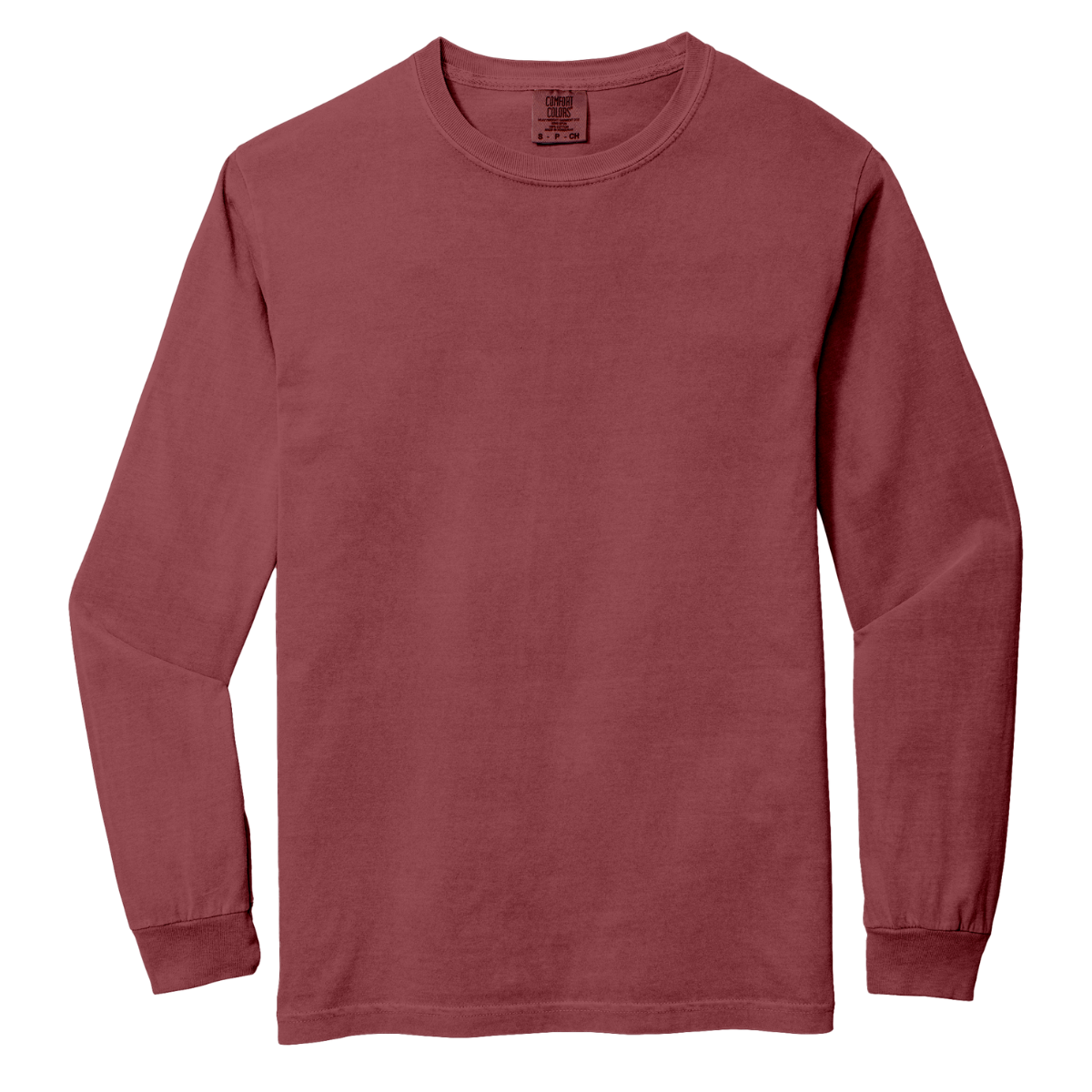 C6014 Comfort Colors Heavyweight Long-Sleeve T-Shirt – Garment-Dyed Custom Print Tee