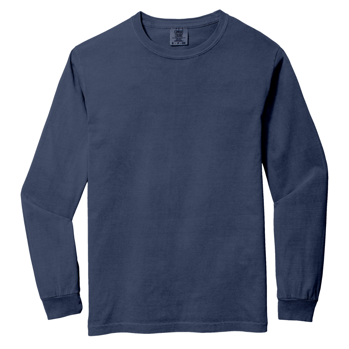 C6014 Comfort Colors Heavyweight Long-Sleeve T-Shirt – Garment-Dyed Custom Print Tee