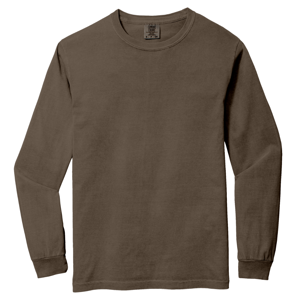 C6014 Comfort Colors Heavyweight Long-Sleeve T-Shirt – Garment-Dyed Custom Print Tee