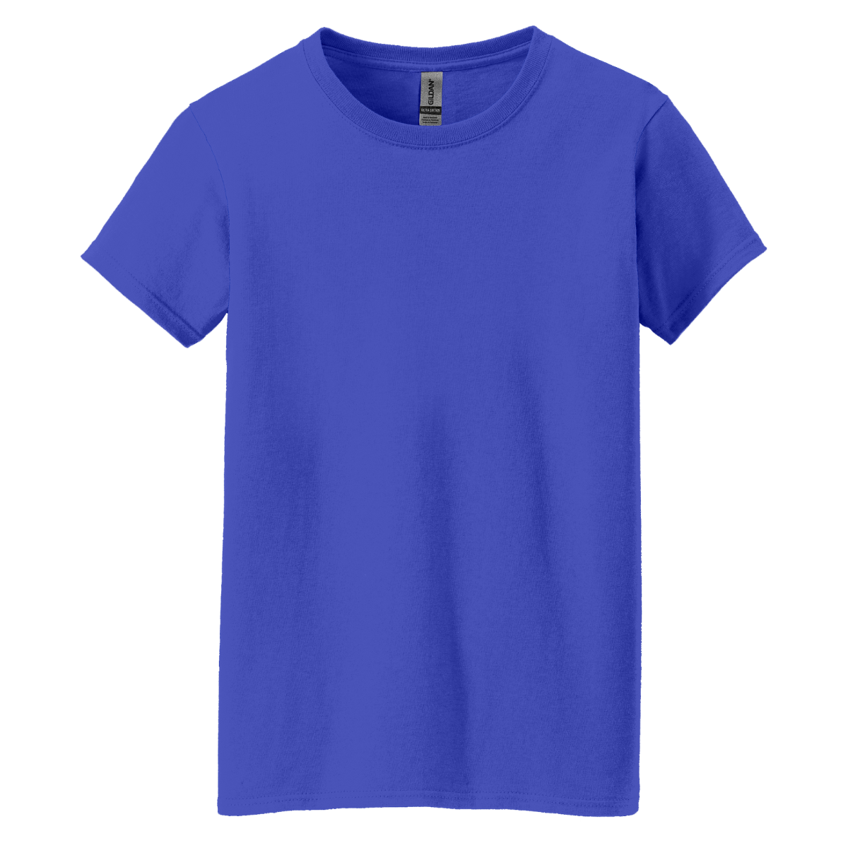 G500L Gildan Ladies' Heavy Cotton™ T-Shirt – Custom Print Fitted Tee for Women