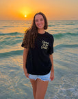 Created by the Creator Black Floral Oversized T-Shirt