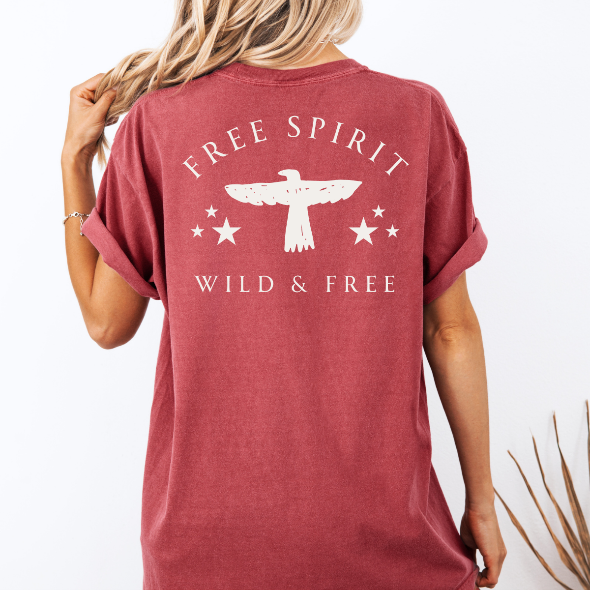 Free Spirit – Wild and Free Eagle Tee for Women | Graphic Shirt