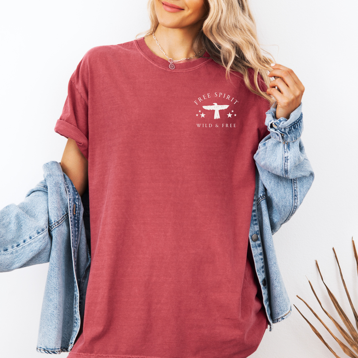 Free Spirit – Wild and Free Eagle Tee for Women | Graphic Shirt
