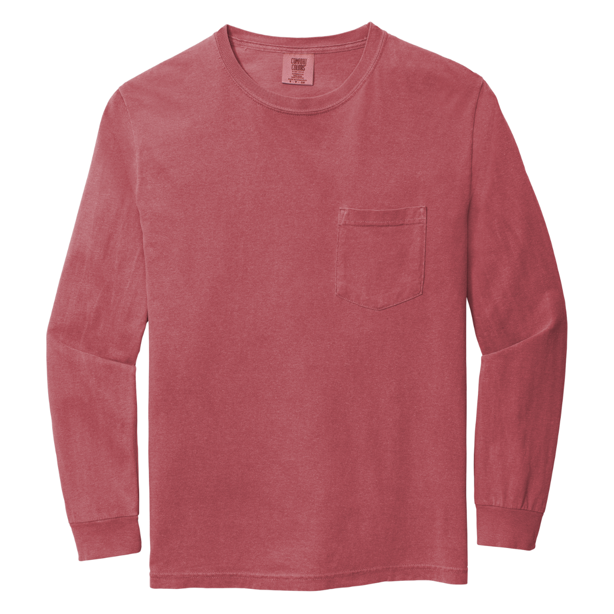 C4410 Comfort Colors® Custom Long-Sleeve Pocket Tee