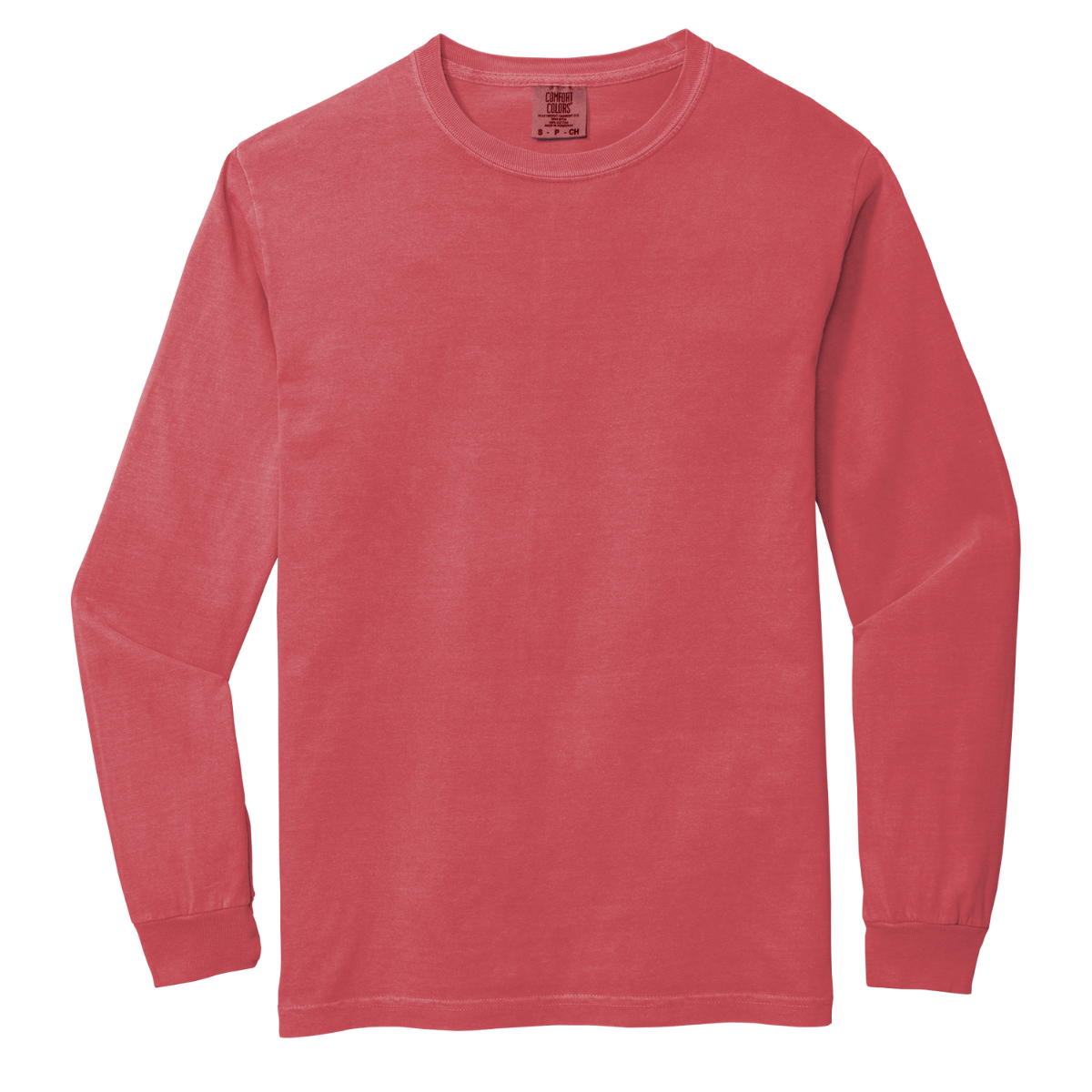 C6014 Comfort Colors Heavyweight Long-Sleeve T-Shirt – Garment-Dyed Custom Print Tee
