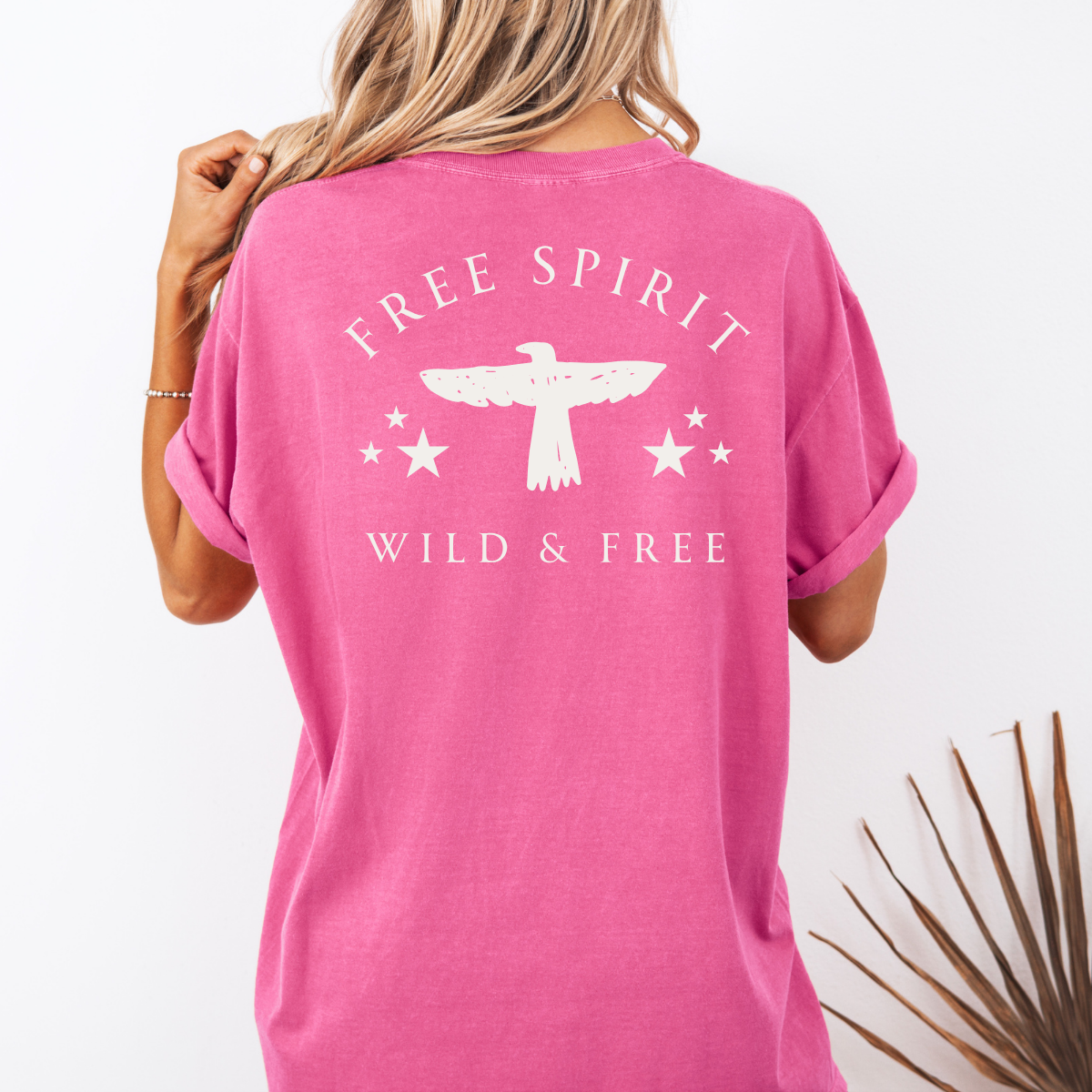 Free Spirit – Wild and Free Eagle Tee for Women | Graphic Shirt