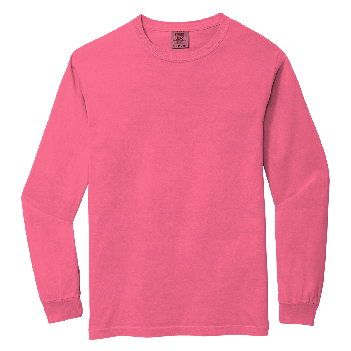 C6014 Comfort Colors Heavyweight Long-Sleeve T-Shirt – Garment-Dyed Custom Print Tee