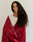PATTERNED FAUX FUR THROW BLANKETS