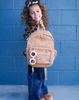 Corduroy Backpack- Camel