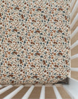Harvest Floral Muslin Crib Sheet