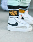 Slam Dunk Basketball Crew Grip Socks