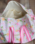 Dance Floral Bag | Girls Floral Dance Duffel Bag