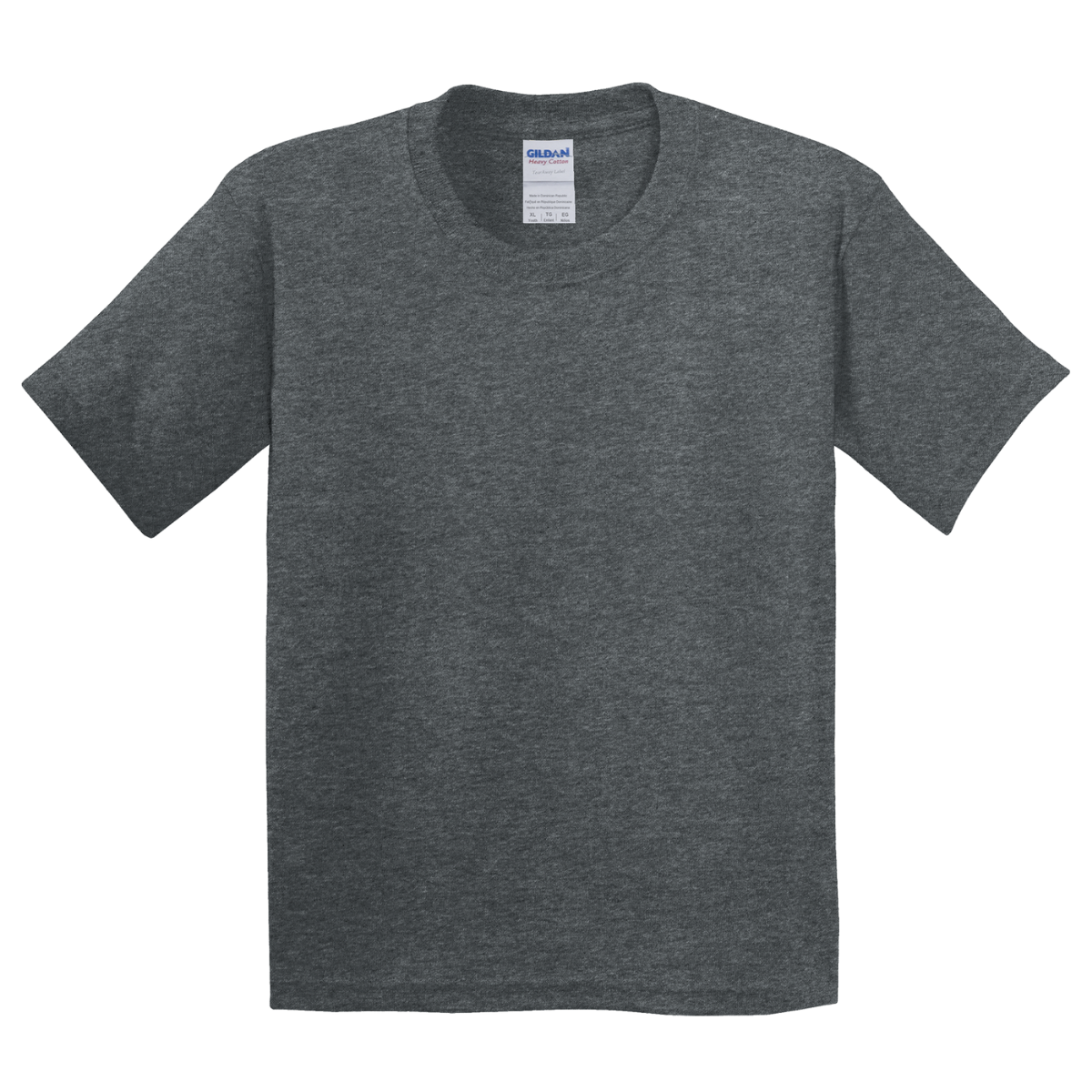 G500B Gildan Youth Heavy Cotton™ T-Shirt – Custom Print Blank Tee for Kids