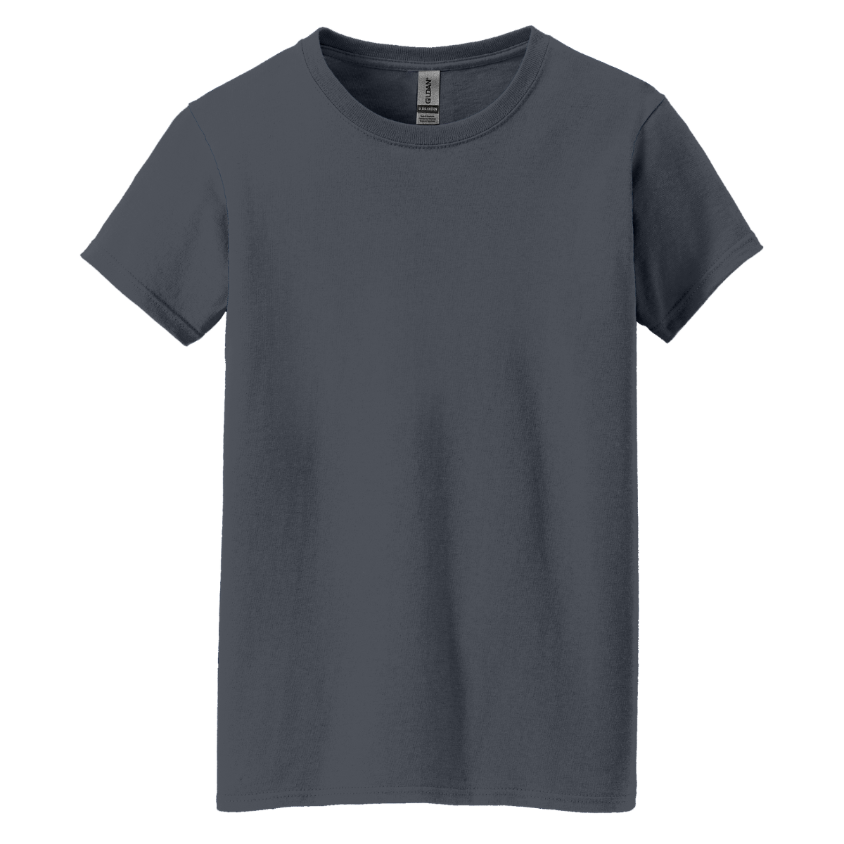 Gildan G500L Ladies' Heavy Cotton T-Shirt with a feminine semi-fitted shape, soft cotton fabric, and side seams. Designed for DTG or DTF custom printing in ministry or boutique collections.