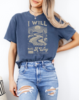 “I Will Make a Way in the Wilderness” – Isaiah 43:19 Women’s Christian T-Shirt