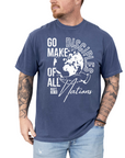 Go Make Disciples of All Nations – Men’s Christian T-Shirt (Matthew 28:19)