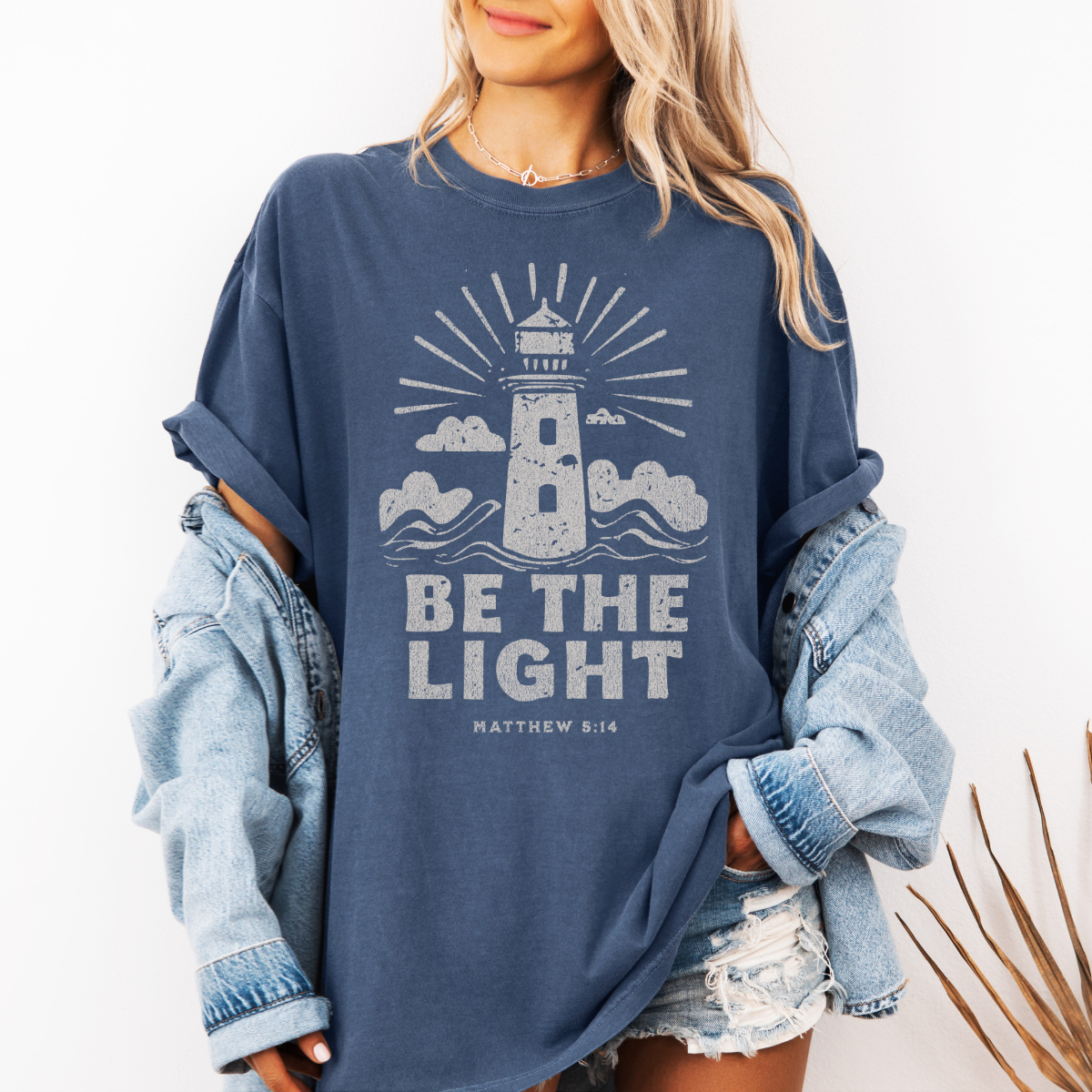 Be the Light – Matthew 5:14 Women’s Christian T-Shirt
