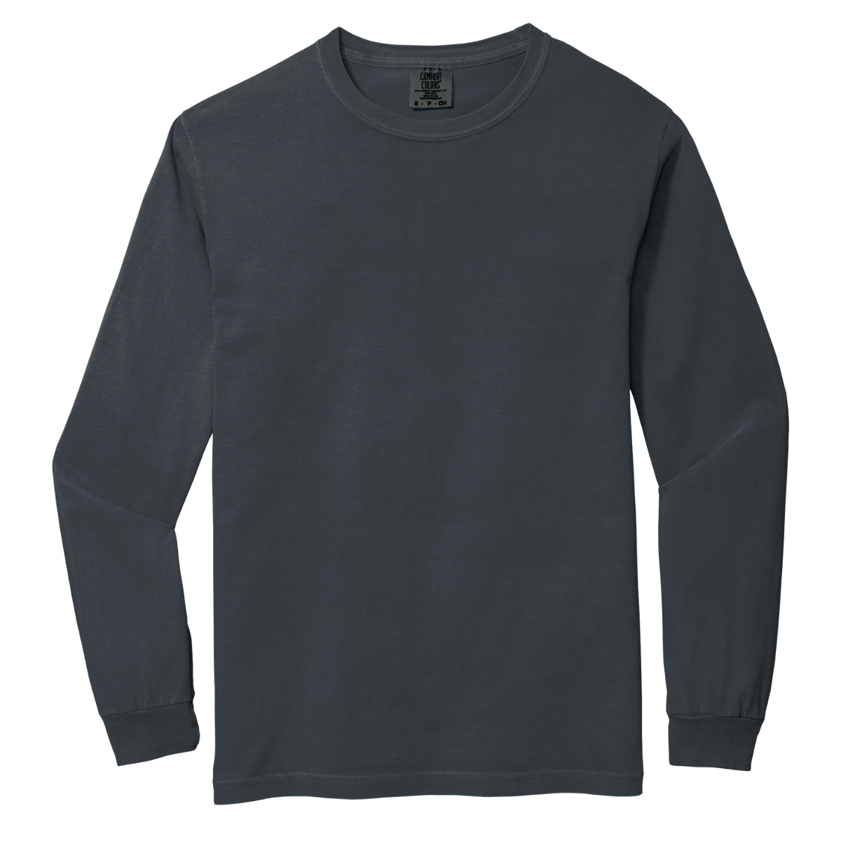 C6014 Comfort Colors Heavyweight Long-Sleeve T-Shirt – Garment-Dyed Custom Print Tee