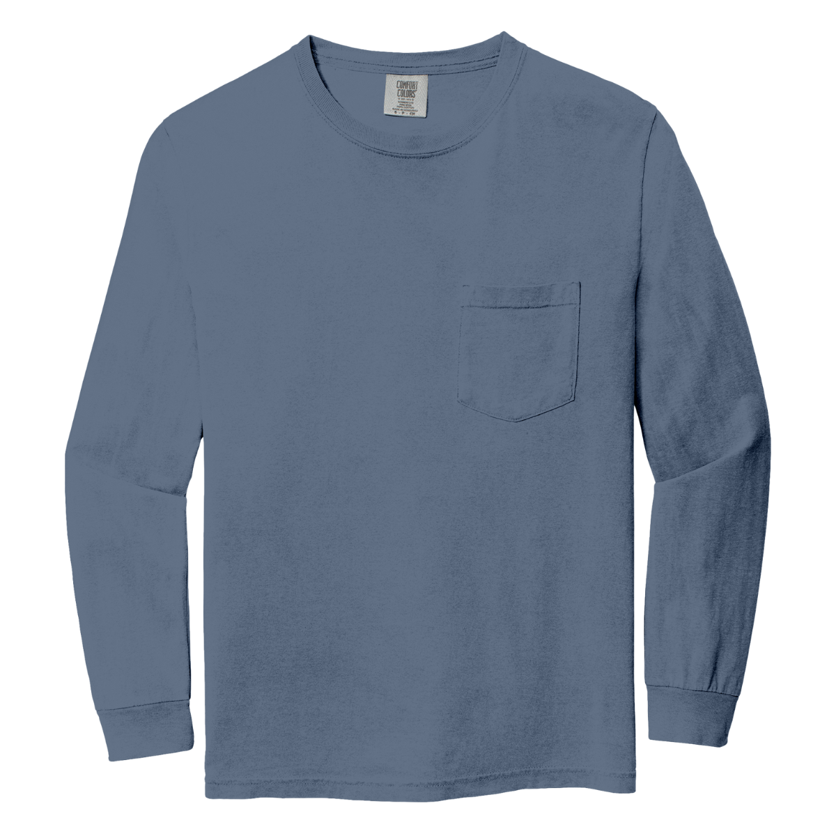 C4410 Comfort Colors® Custom Long-Sleeve Pocket Tee