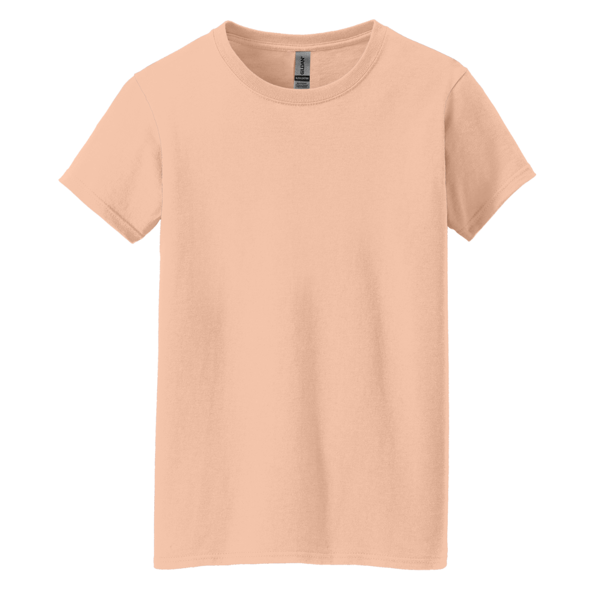 G500L Gildan Ladies' Heavy Cotton™ T-Shirt – Custom Print Fitted Tee for Women
