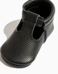 Ebony T-Bar Baby Shoe