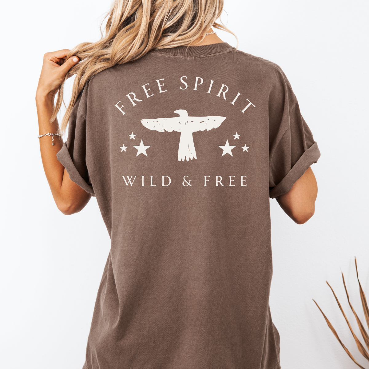 Free Spirit – Wild and Free Eagle Tee for Women | Graphic Shirt