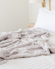 PATTERNED FAUX FUR THROW BLANKETS