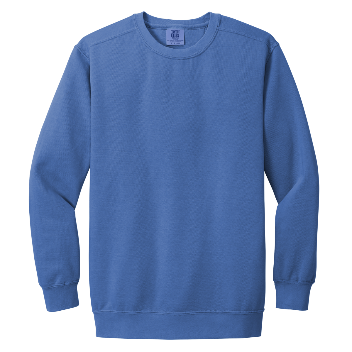 1566 Comfort Colors Adult Crewneck Sweatshirt – Garment-Dyed Custom Print Pullover