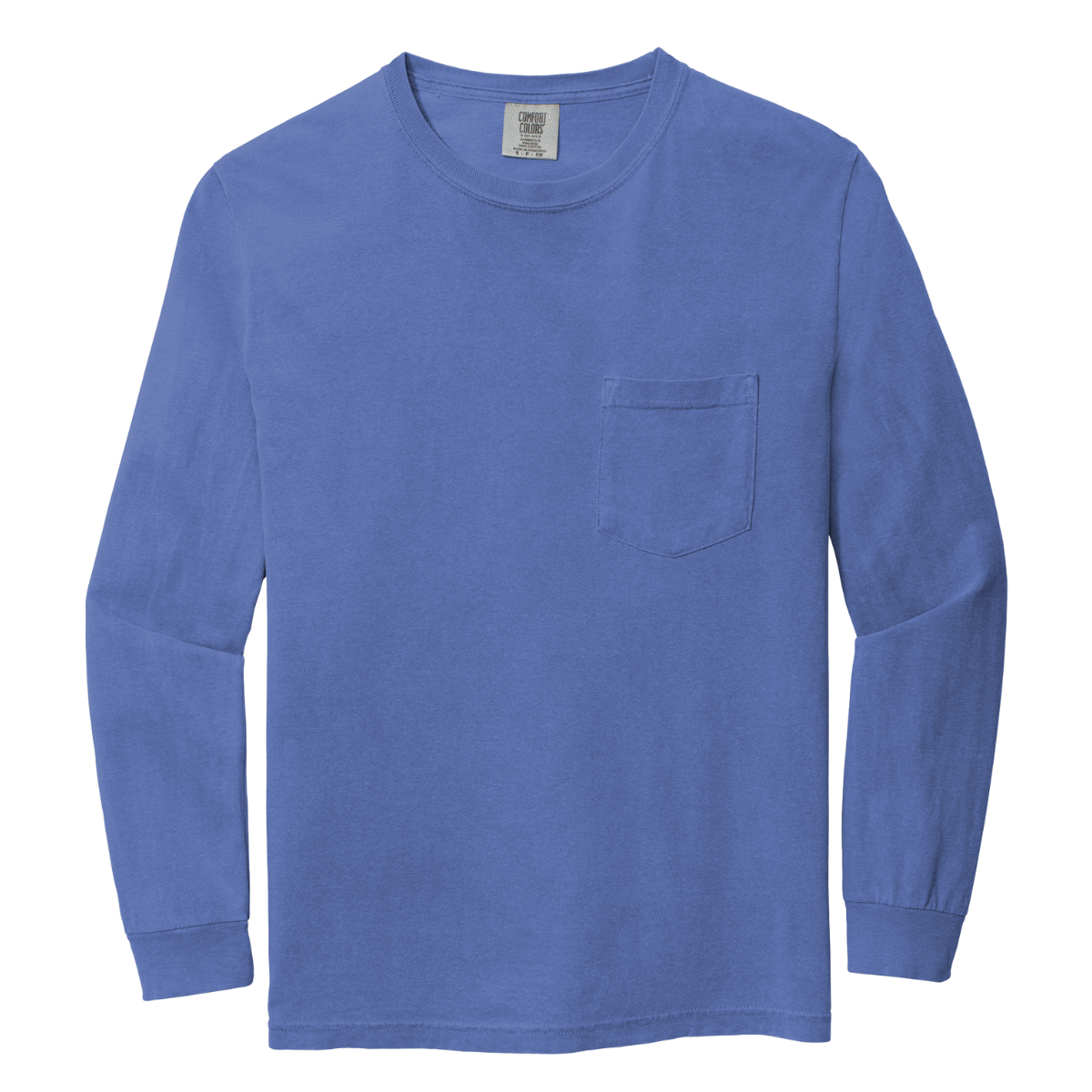 C4410 Comfort Colors® Custom Long-Sleeve Pocket Tee