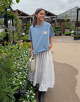 Follow Jesus Bluebell Oversized Tee