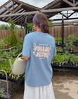Follow Jesus Bluebell Oversized Tee
