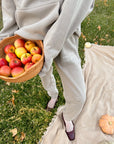Fruit of the Spirit Grey Unisex Sweatpants | Relaxed Christian Joggers | Full Moon