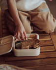 3 Compartment Leakproof Lunchbox Sunset Meadow