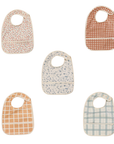 Basic Smock Bib Fern Plaid Waterproof OEKO TEX Bib