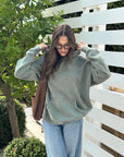 God Is Greater Moss Green Unisex Hoodie
