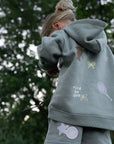 God Made Me Kids Hoodie – Millstone Grey