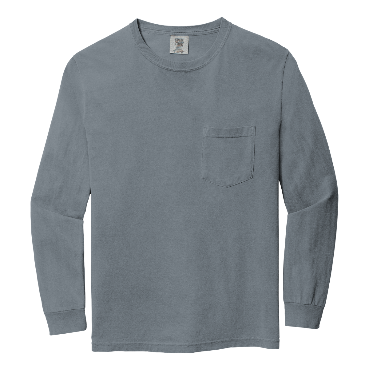 C4410 Comfort Colors® Custom Long-Sleeve Pocket Tee