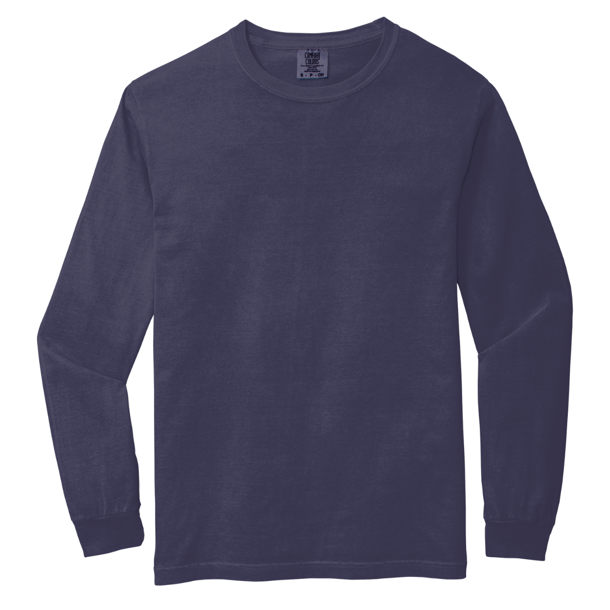 C6014 Comfort Colors Heavyweight Long-Sleeve T-Shirt – Garment-Dyed Custom Print Tee