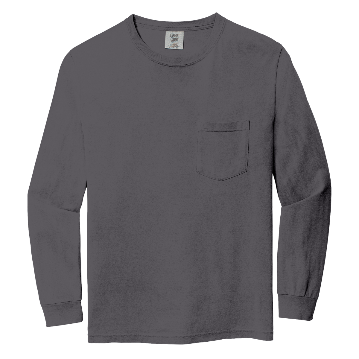 C4410 Comfort Colors® Custom Long-Sleeve Pocket Tee