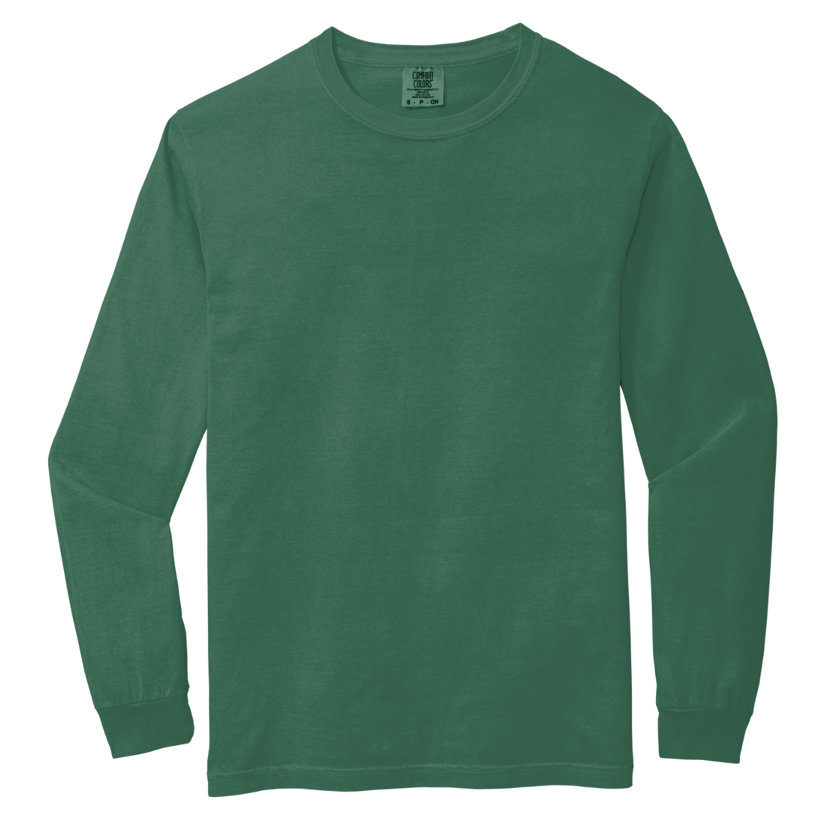C6014 Comfort Colors Heavyweight Long-Sleeve T-Shirt – Garment-Dyed Custom Print Tee