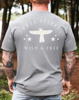 Free Spirit – Wild and Free Eagle Tee for Men | Graphic Shirt