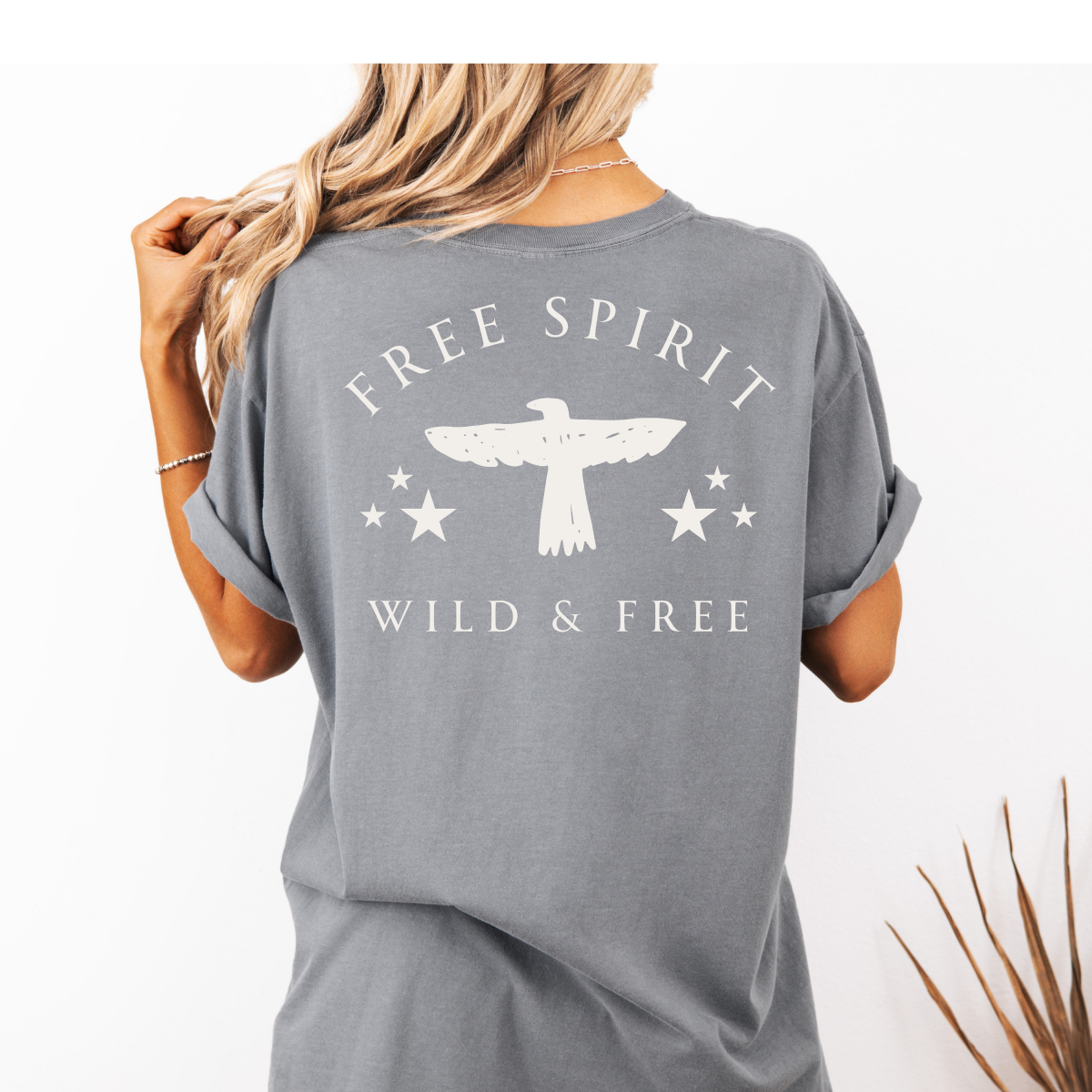 Free Spirit – Wild and Free Eagle Tee for Women | Graphic Shirt