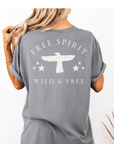 Free Spirit – Wild and Free Eagle Tee for Women | Graphic Shirt