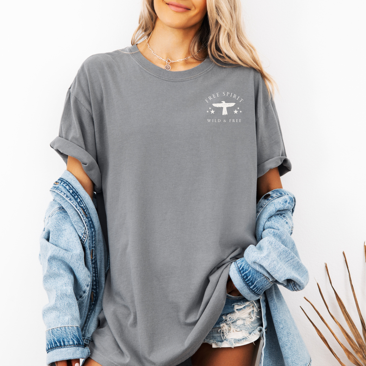 Free Spirit – Wild and Free Eagle Tee for Women | Graphic Shirt